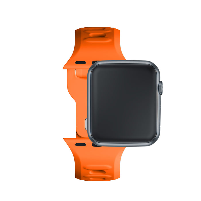 3mk Silicone Watch Strap for Apple Watch 42 / 44 / 45 / 49 mm - orange