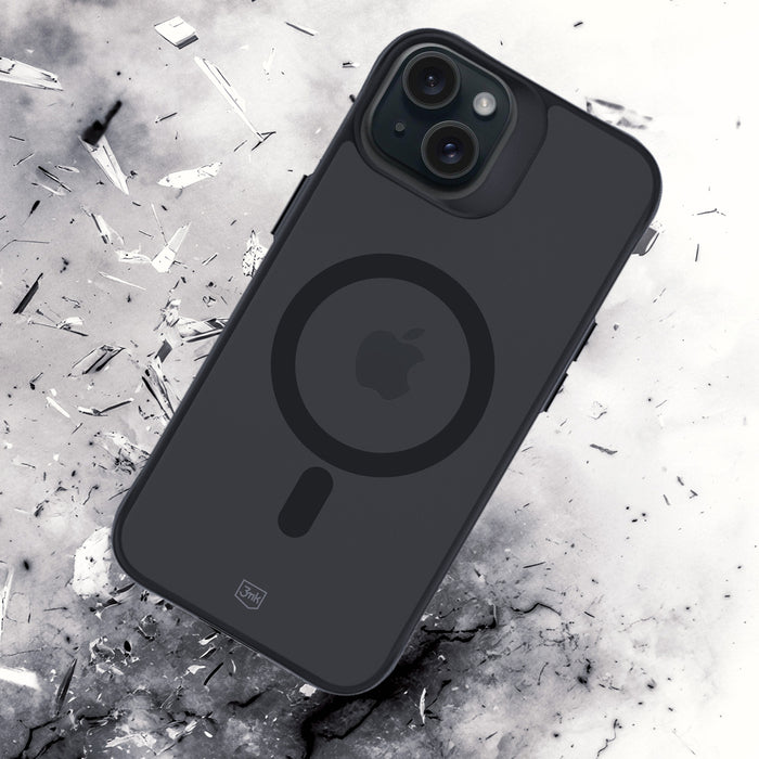 3mk Smoke MagCase with MagSafe for iPhone 15 Plus - semi-transparent