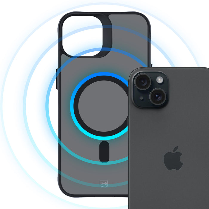 3mk Smoke MagCase with MagSafe for iPhone 15 Plus - semi-transparent