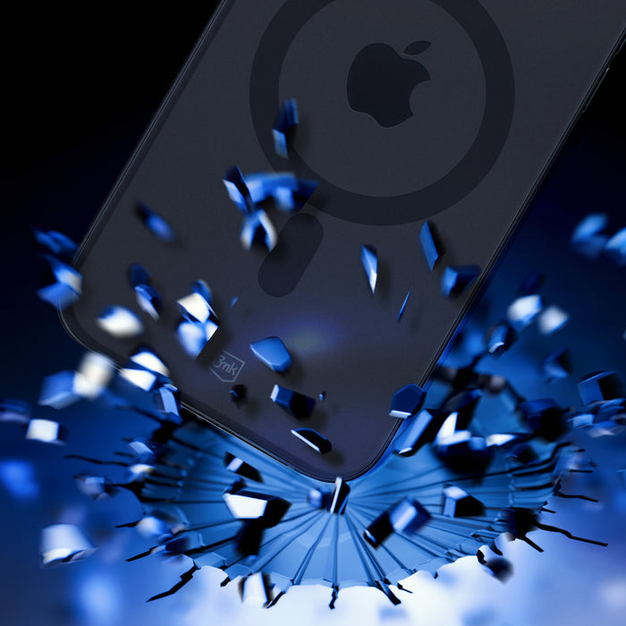 3mk Smoke MagCase with MagSafe for iPhone 15 Plus - semi-transparent