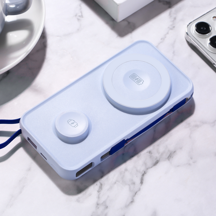 Powerbank 3mk PastelUp 10,000mAh 22.5W USB 1A1C - blue