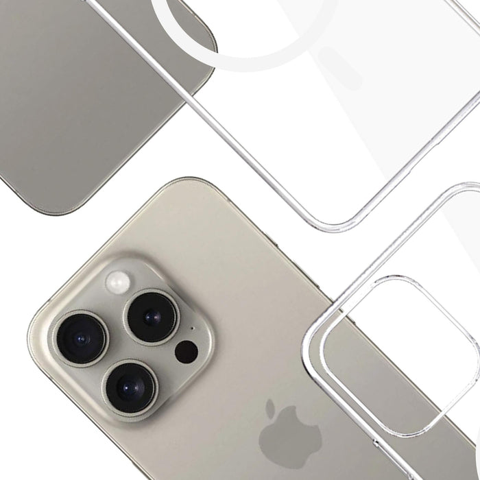 3mk Clear MagCase Case for Apple iPhone 15 Pro Max - Transparent