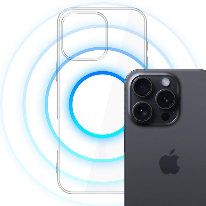 3mk Clear MagCase Case for Apple iPhone 16 Pro - Transparent
