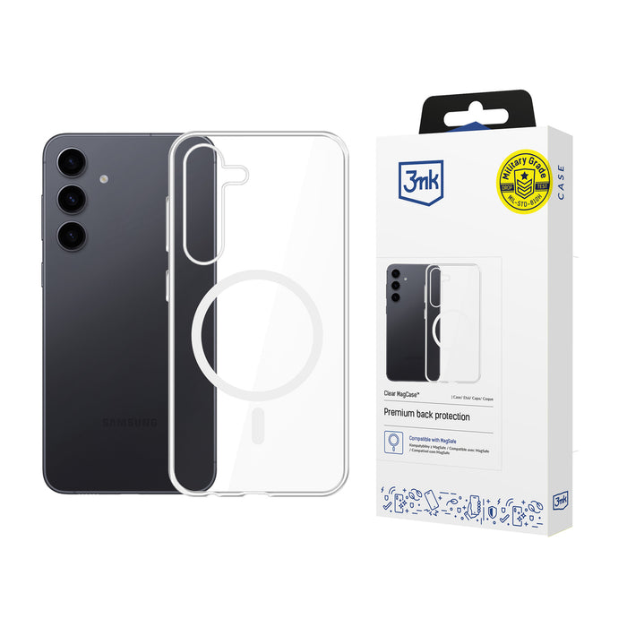 3mk Clear MagCase for Samsung Galaxy S24+ - transparent