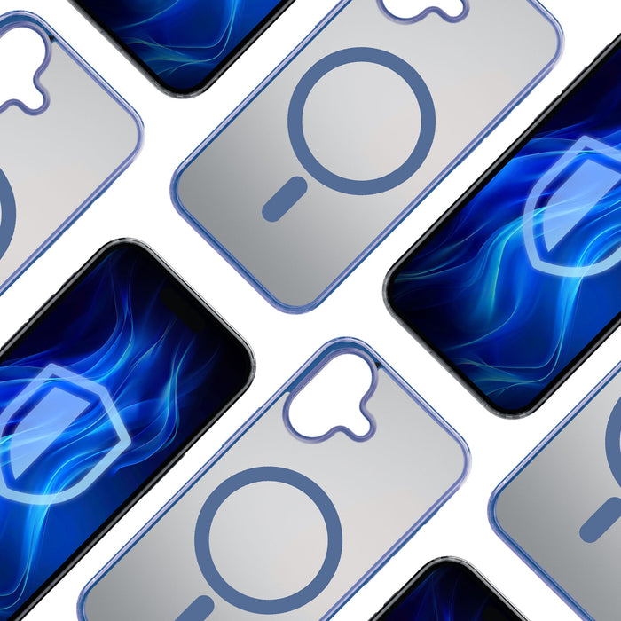 3mk Frosty MagCase Blue Case for Apple iPhone 16 - blue
