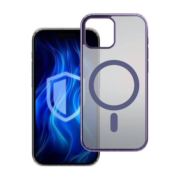 3mk Frosty MagCase Purple Case for Apple iPhone 12 Pro Max - purple