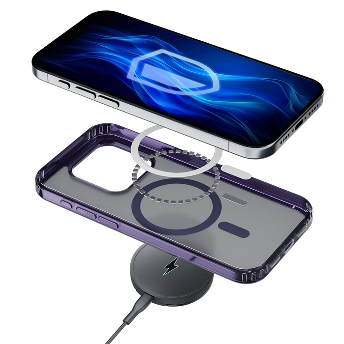 3mk Frosty MagCase Purple Case for Apple iPhone 13 Pro Max - purple
