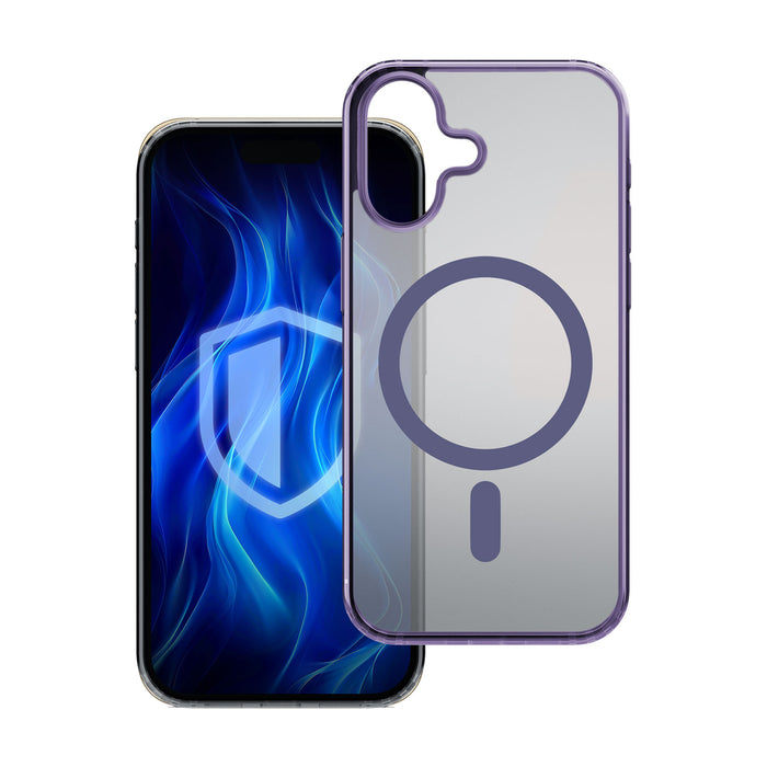 3mk Frosty MagCase Purple for Apple iPhone 16 - purple