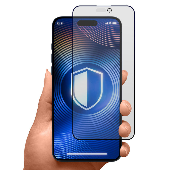 Tempered Glass 3mk Hardglass Matt Max Privacy for Apple iPhone 15 Plus/16 Plus