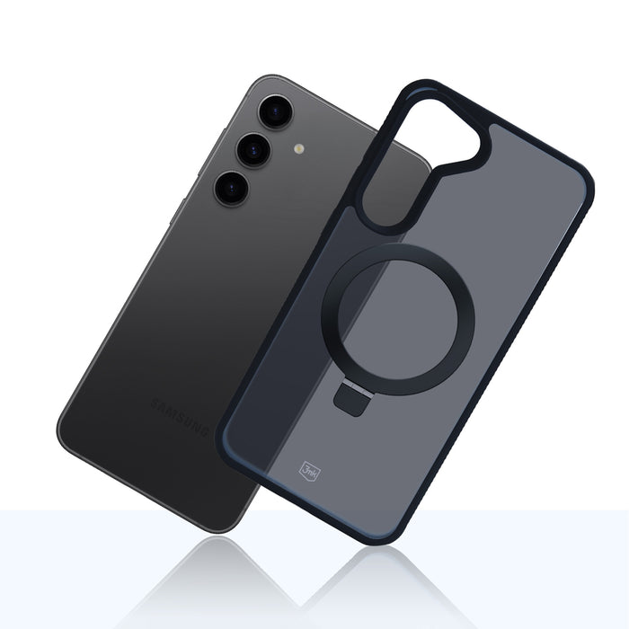 3mk Smoke Case Mag&amp;Stand for Samsung Galaxy S24+ - black