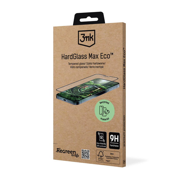 Tempered glass 3mk HardGlass Max Eco for Apple iPhone 15 Pro