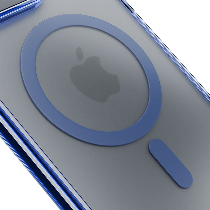 3mk Frosty MagCase Blue Case for Apple iPhone 14 Pro - Transparent