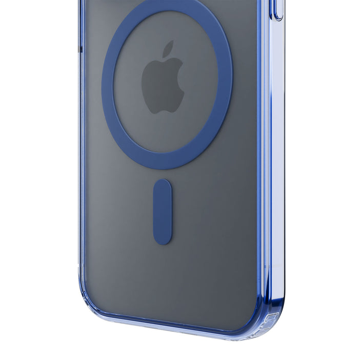 3mk Frosty MagCase Blue Case for Apple iPhone 16 Pro - Transparent