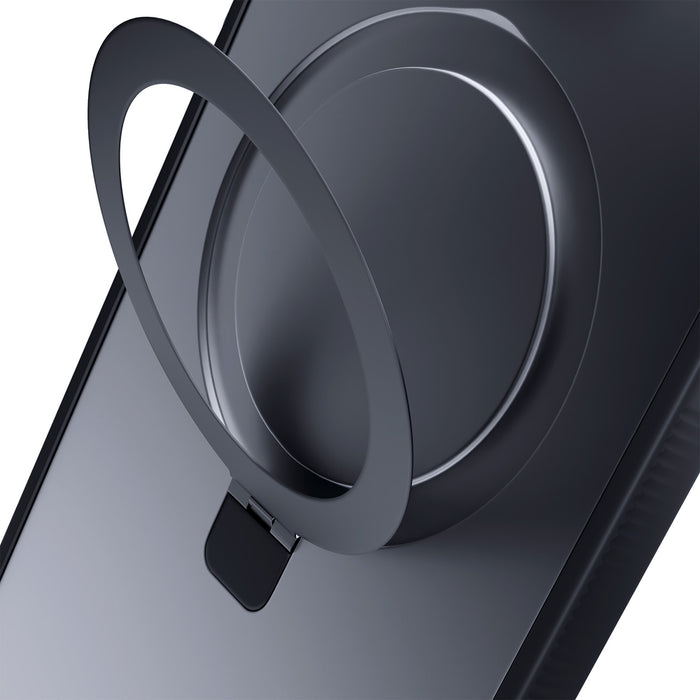 3mk Smoke Case Mag&amp;Stand for Apple iPhone 16 plus - transparent