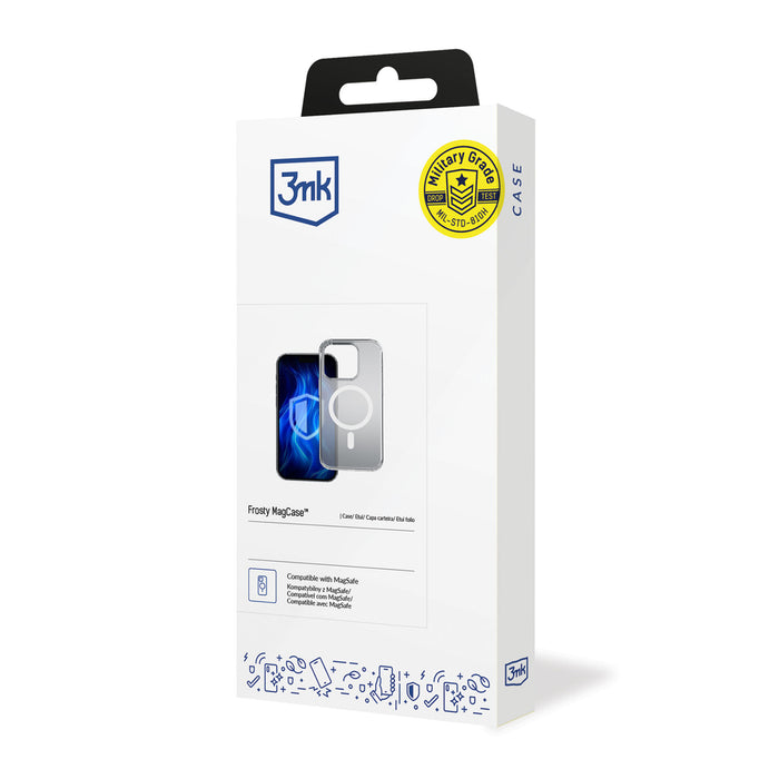 3mk Frosty MagCase White Case for Apple iPhone 13 Pro Max - white