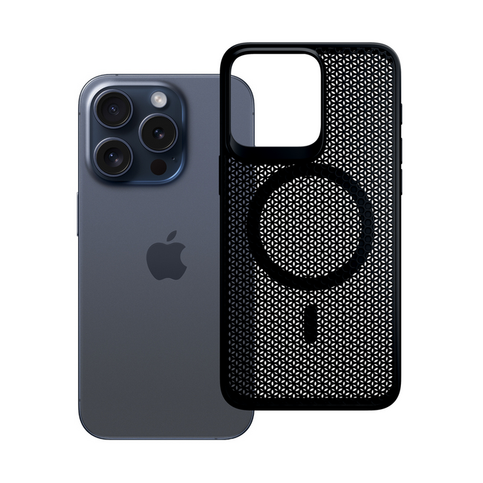 3mk COOLing MagCase Case for Apple iPhone 15 Pro - Black
