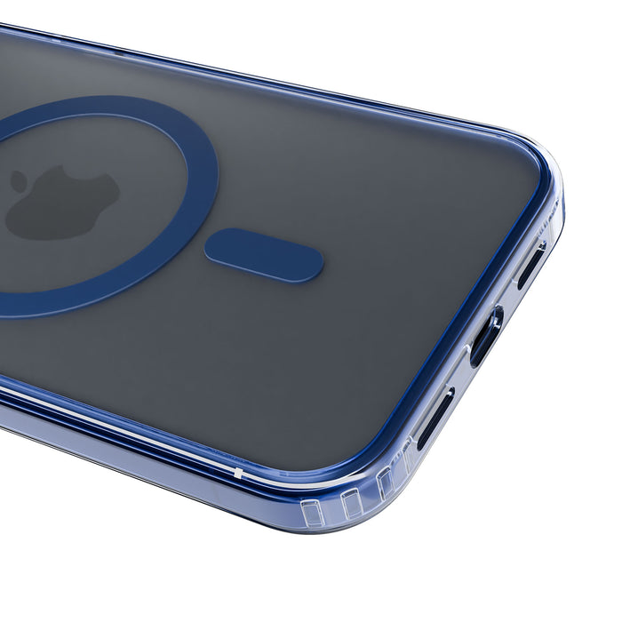 3mk Frosty MagCase Blue Case for Apple iPhone 14 Plus - Transparent
