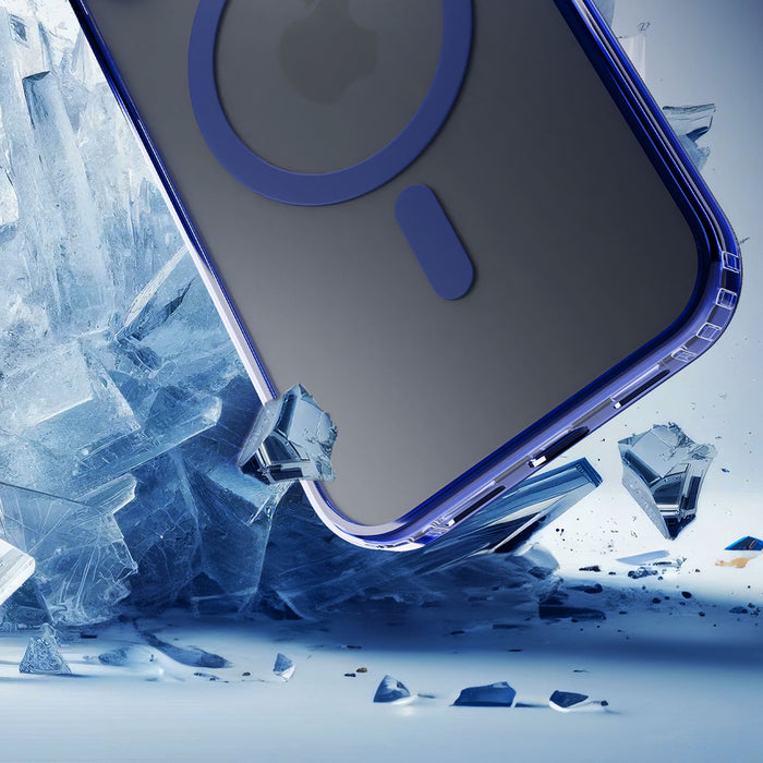 3mk Frosty MagCase Blue Case for Apple iPhone 15 - Transparent