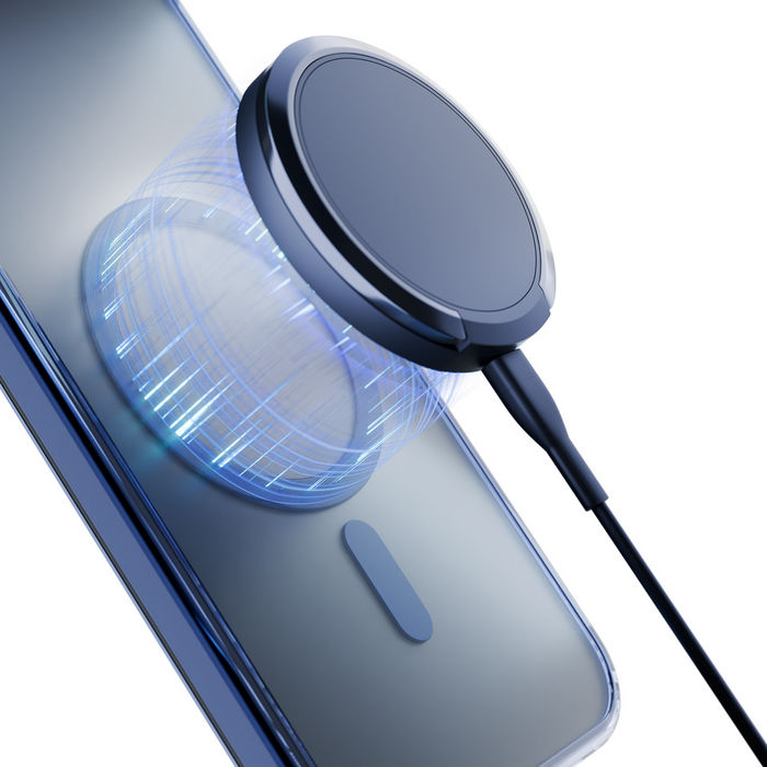 3mk Frosty MagCase Blue Case for Apple iPhone 13 Pro Max - Transparent