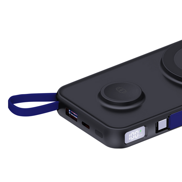 Powerbank 3mk PastelUp 10,000mAh 22.5W USB 1A1C - black