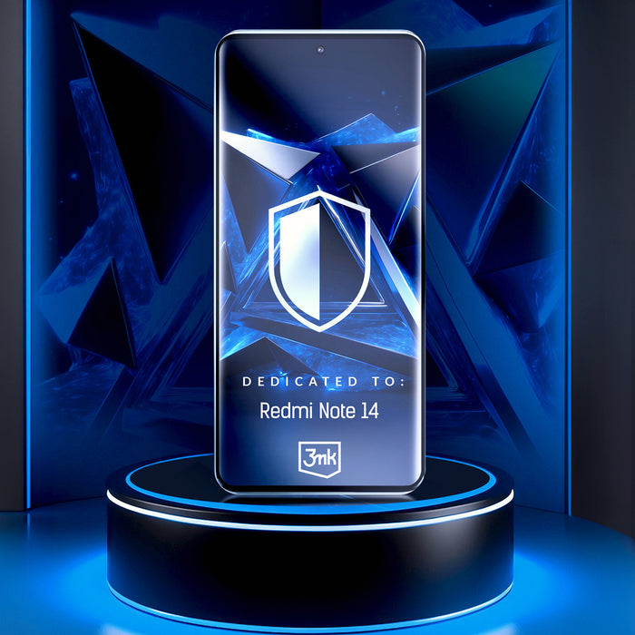 Tempered glass 3mk HardGlass Max Lite Black for Xiaomi Redmi Note 14 5G