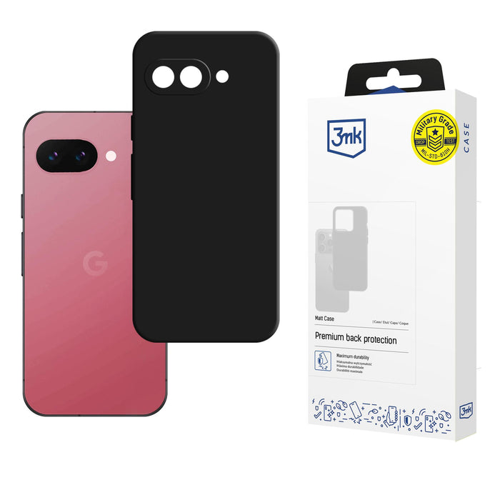 3mk Matt Case for Google Pixel 9A - black