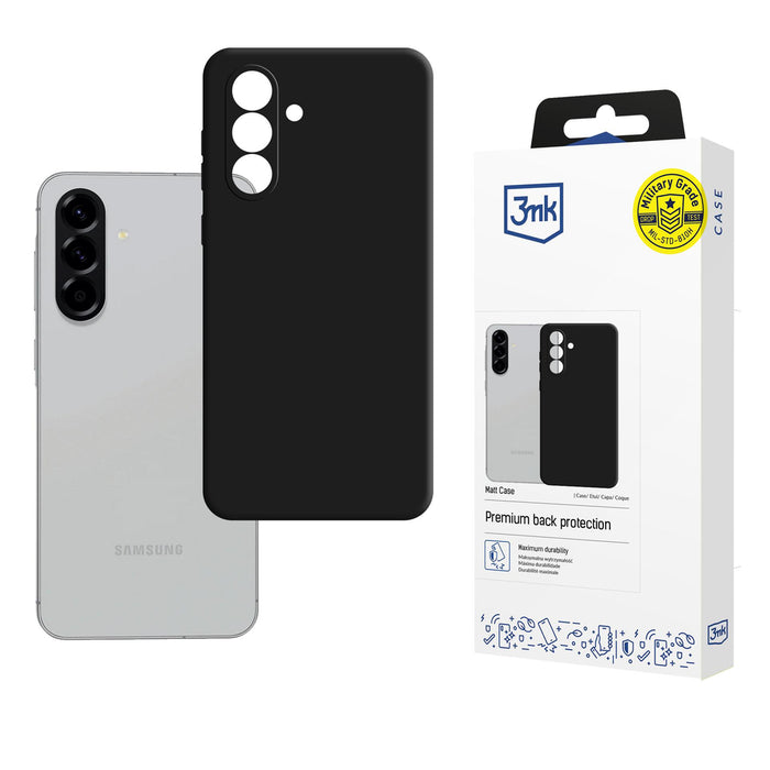 3mk Matt Case for Samsung Galaxy A36 5G - Black