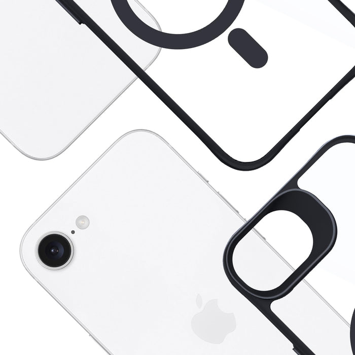 3mk Satin Armor MagCase for Apple iPhone 16e / SE 4 - Transparent