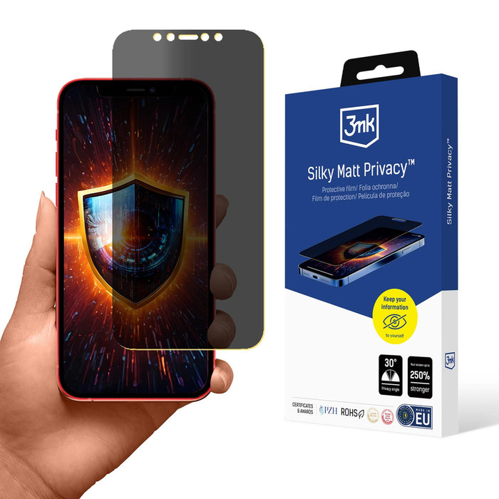 3mk Silky Matt Privacy Privacy Screen Protector for Apple iPhone 12 Pro