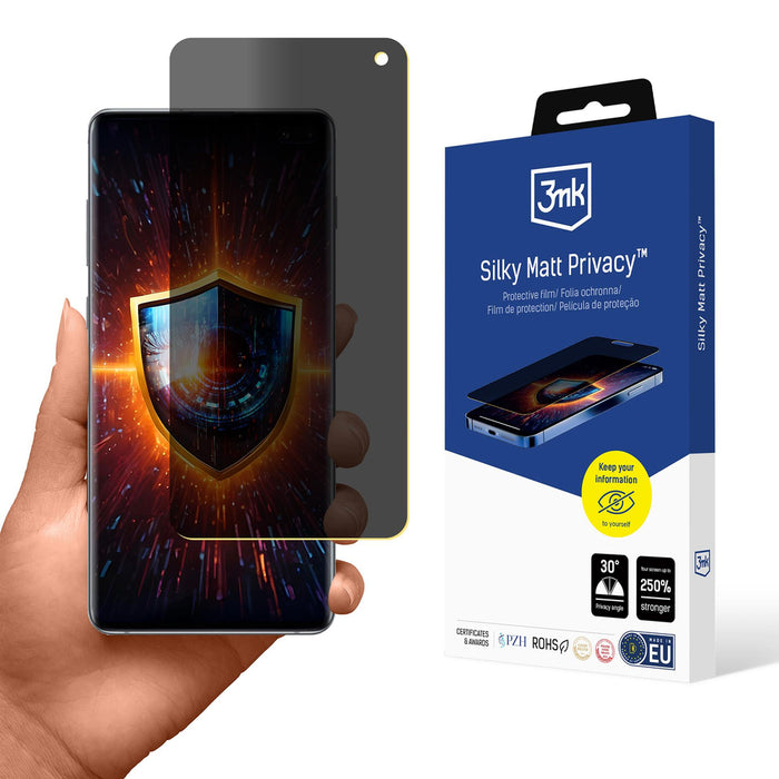 3mk Silky Matt Privacy Privacy Screen Protector for Samsung Galaxy S10e