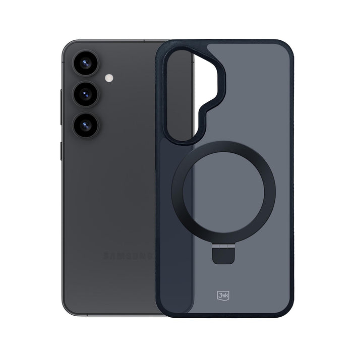 3mk Smoke Case Mag&amp;Stand for Samsung Galaxy S25+ - black