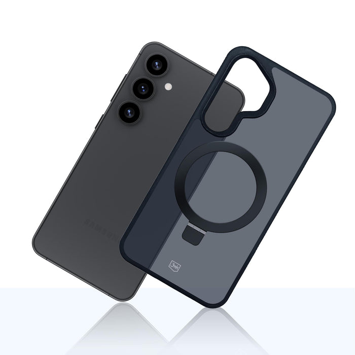 3mk Smoke Case Mag&amp;Stand for Samsung Galaxy S25+ - black