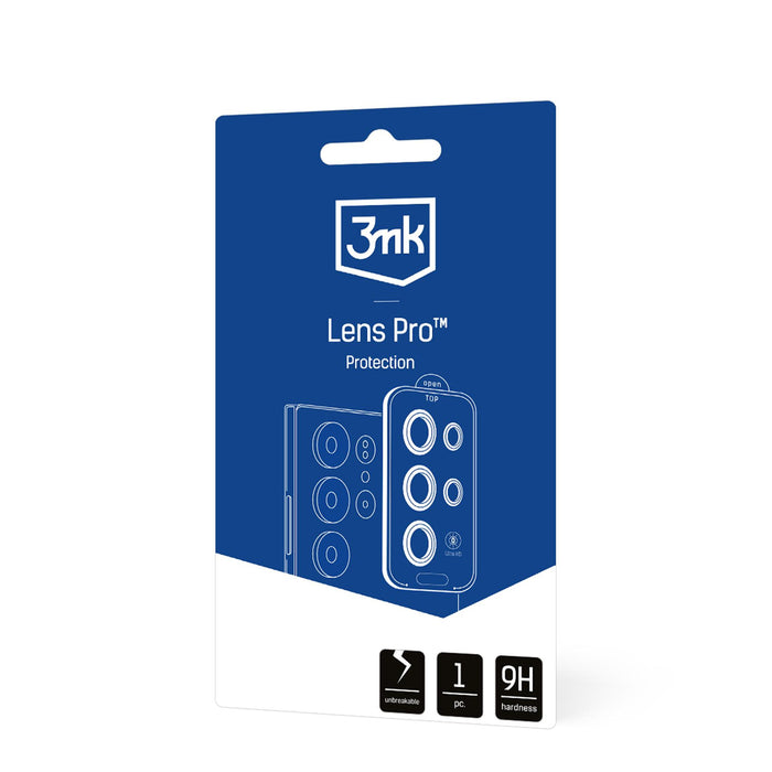 Camera lens glass 3mk Lens Protection Pro Black for Samsung Galaxy S25