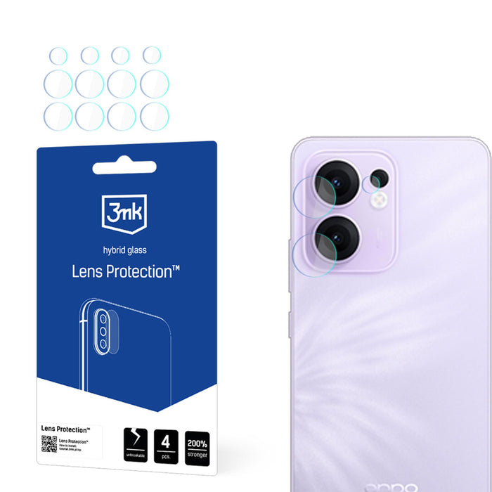 3mk Lens Protection Hybrid Camera Lens Glass for Oppo Reno 13F 4G