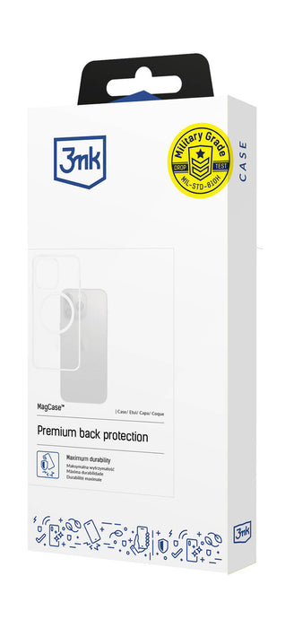 3mk MagCase for Samsung Galaxy S25 - transparent