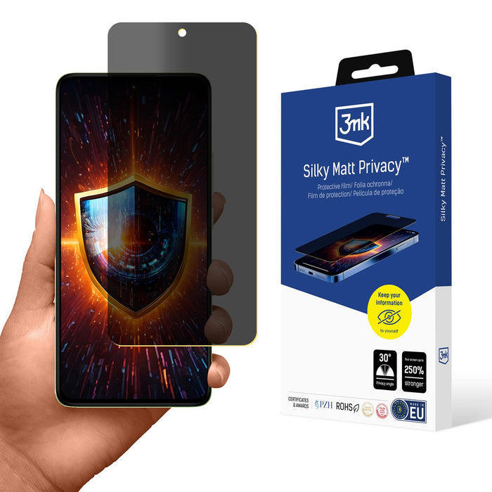3mk Silky Matt Privacy Privacy Screen Protector for Redmi Note 14 4G