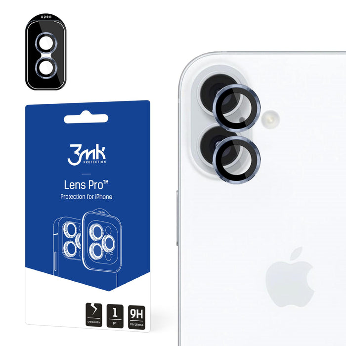 Hybrid glass for camera lens 3mk Lens Protection for Apple iPhone 16/16 Plus