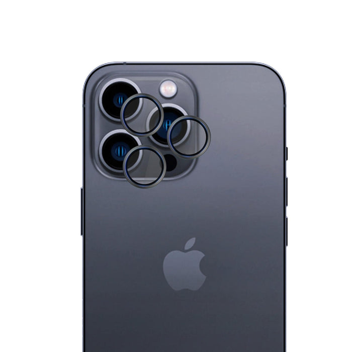 Hardy Lens Protection Pro Black Glass for Camera Objects on Apple iPhone 16 Pro / 16 Pro Max - Black