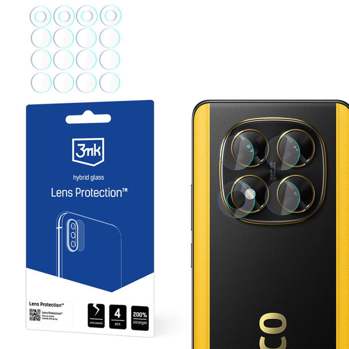 Hybrid Glass for Camera Lens 3mk Lens Protection for Xiaomi Poco X7