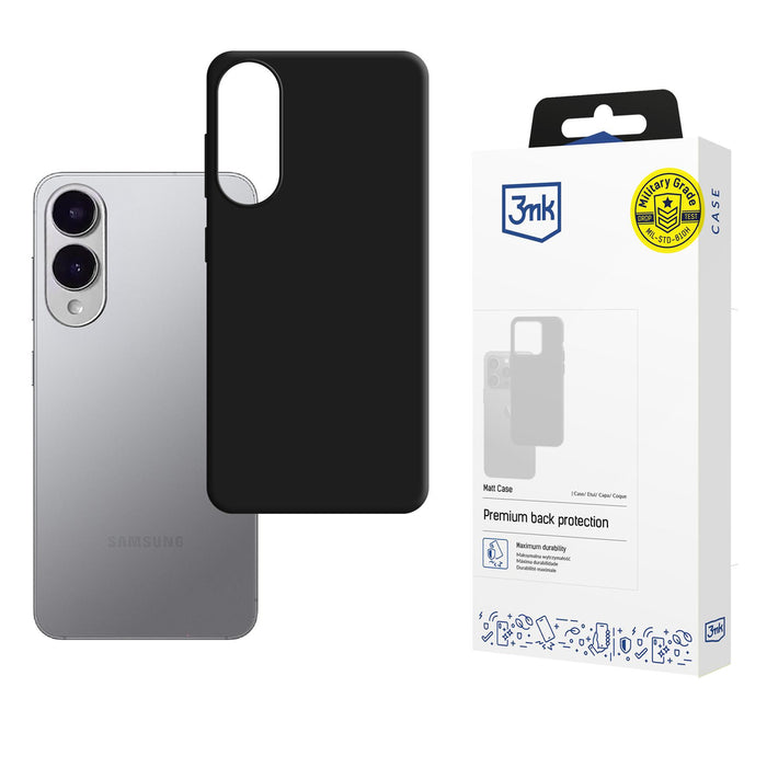 3mk Matt Case for Samsung Galaxy S25 Edge - Black