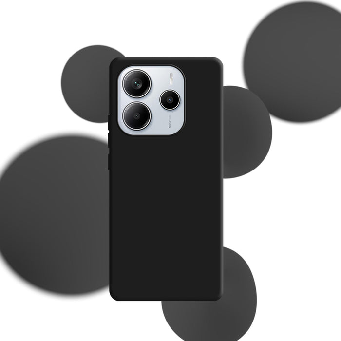 3mk Silicone Case for Xiaomi Redmi Note 14 5G - black