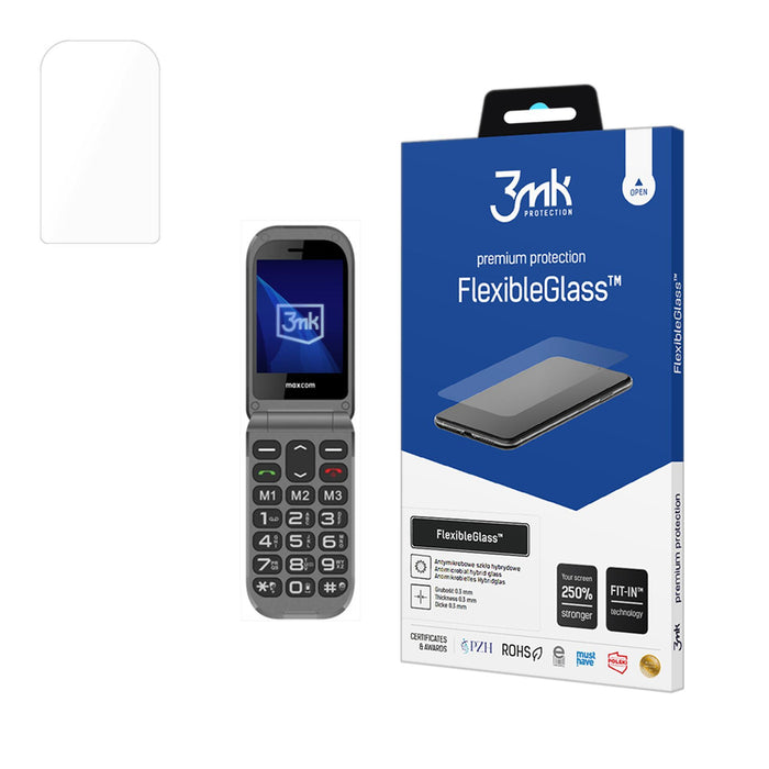 Hybrid glass 3mk FlexibleGlass on Maxcom Comfort MM827