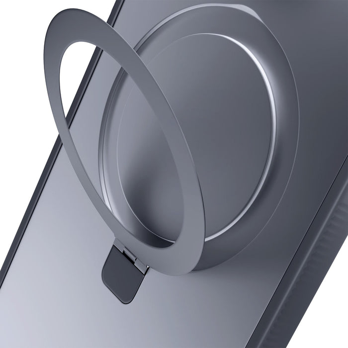 3mk Smoke Case Mag&amp;Stand for Apple iPhone 16E - black