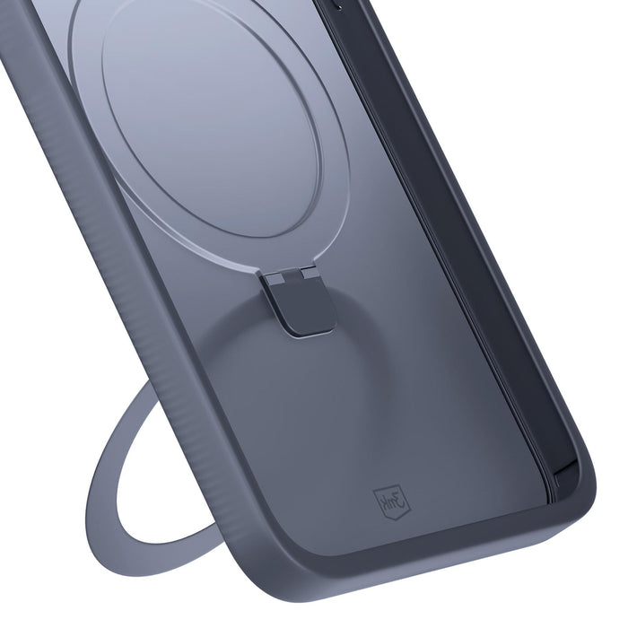 3mk Smoke Case Mag&amp;Stand for Apple iPhone 16E - black