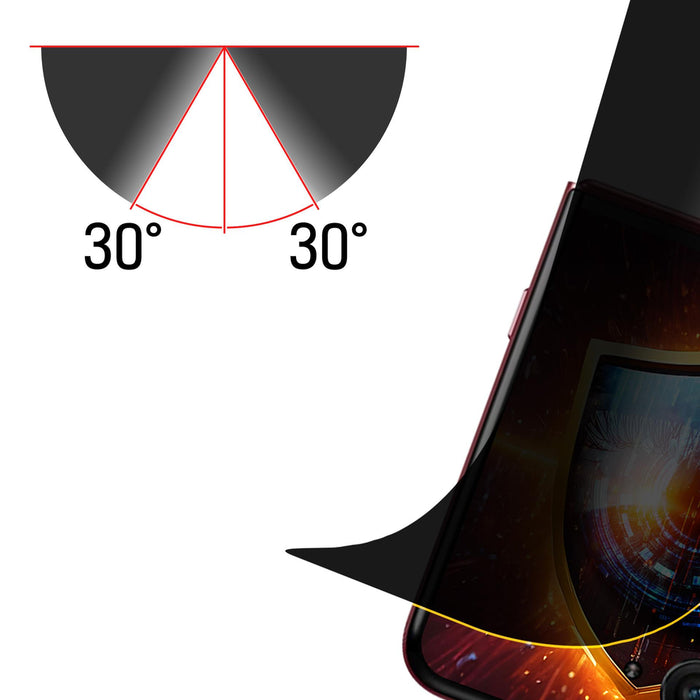 3mk Silky Matt Privacy Privacy Screen Protector for Motorola Razr 60 Ultra