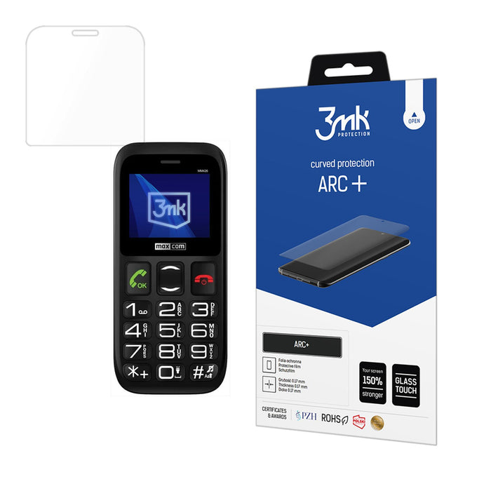 Protective film 3mk ARC+ on Maxcom Comfort MM426