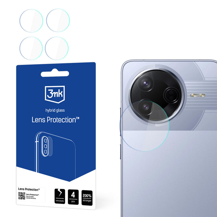 Hybrid Glass for Camera Lens 3mk Lens Protection for Xiaomi Poco F7 Pro