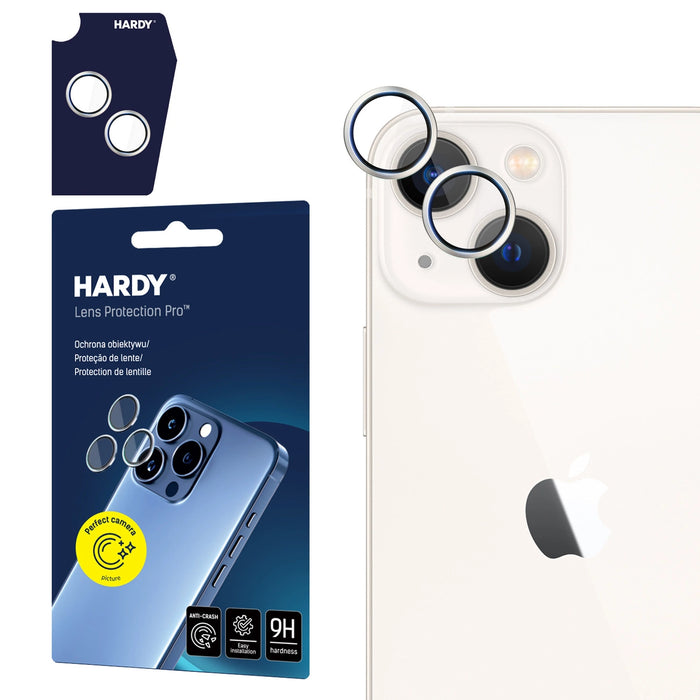 3mk HARDY Lens Protection Pro Glass for Apple iPhone 15 / 15 Plus - Silver