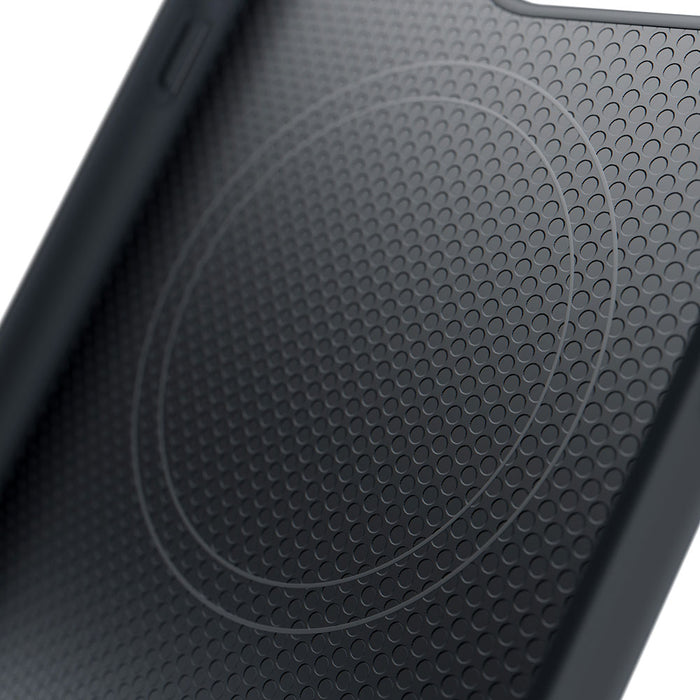 3mk Hardy Android Silky Leather MagCase for Samsung Galaxy S24+ - Black