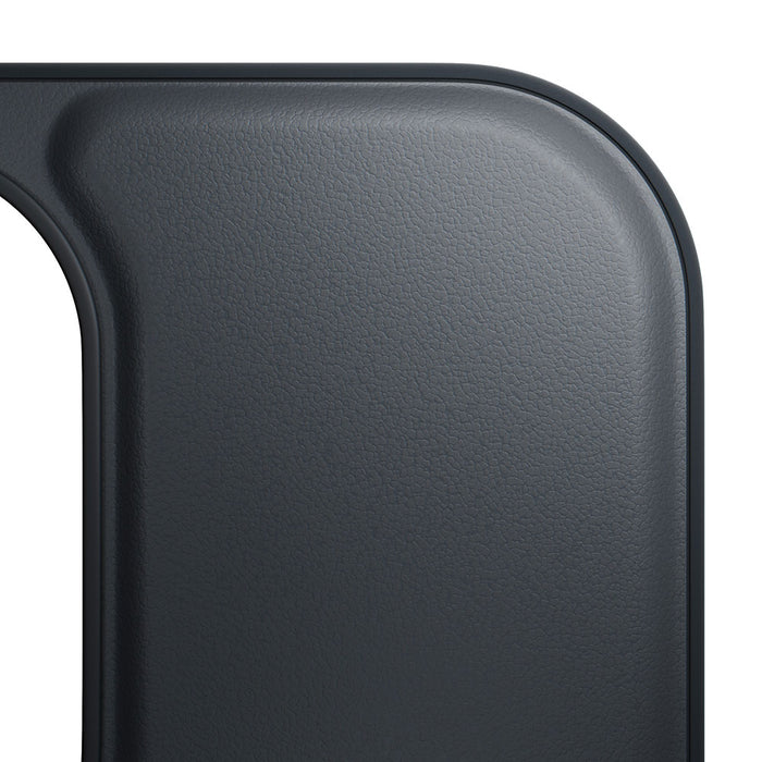 3mk Hardy Android Silky Leather MagCase for Samsung Galaxy S24+ - Black